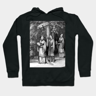 Chinese noble women vintage art Hoodie